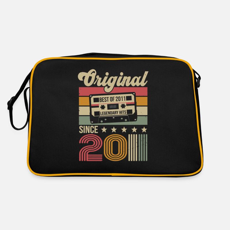 Vintage Geburtstag Original Geschenkidee 2011 Retro Tasche