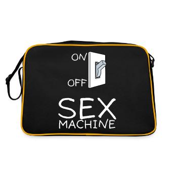 Sex Machine A Selector Sexuality Humor - Retro Bag - black/gold - Back