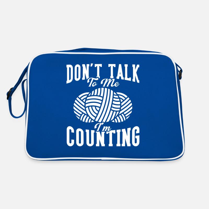 Wrinkled Crochet Yarn Needle Knitting Retro Bag
