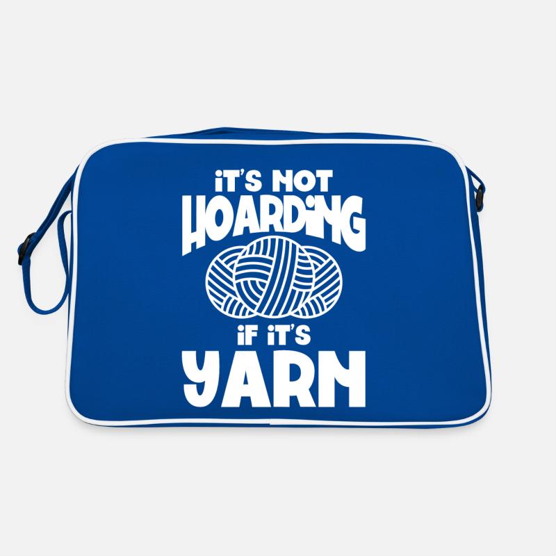 Wrinkled Crochet Yarn Needle Knitting Retro Bag