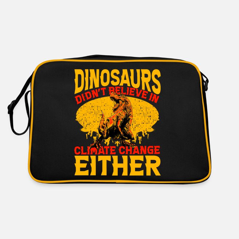 Dinosaurs didn't believe in climate change either Retro Bag