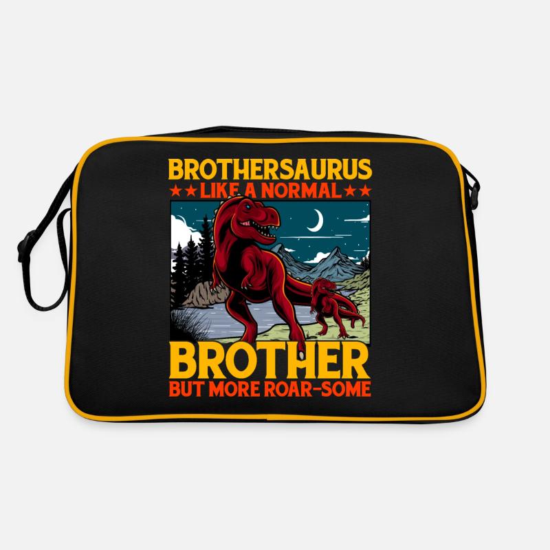 Brothersaurus comme un Brother normal mais plus Roar Sac Retro