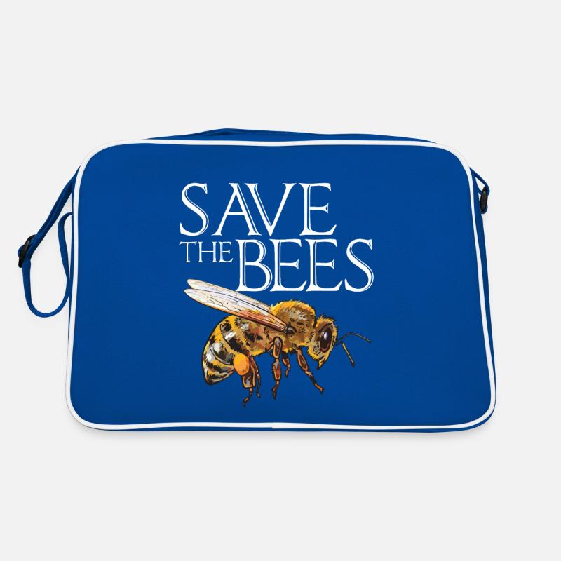 Save The Bees Apiculture Honey Bee Queen Bee Imk Sac Retro