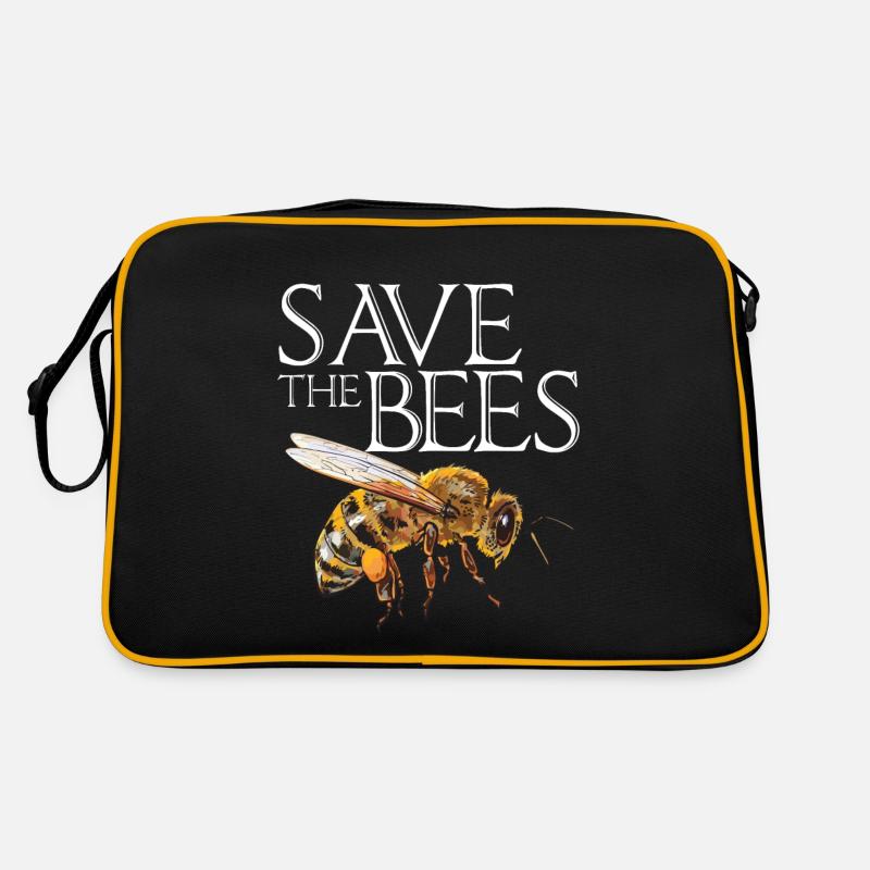Save The Bees Apiculture Honey Bee Queen Bee Imk Sac Retro