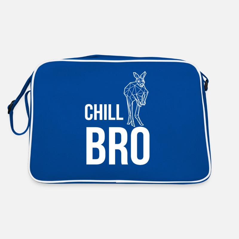 Kangaroo Chill Bro Australia Marsupials Funny Retro Bag