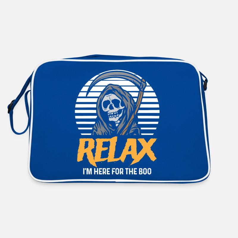 Lustiger Sensenmann-Engel des Todes Halloween-Sens Retro Tasche