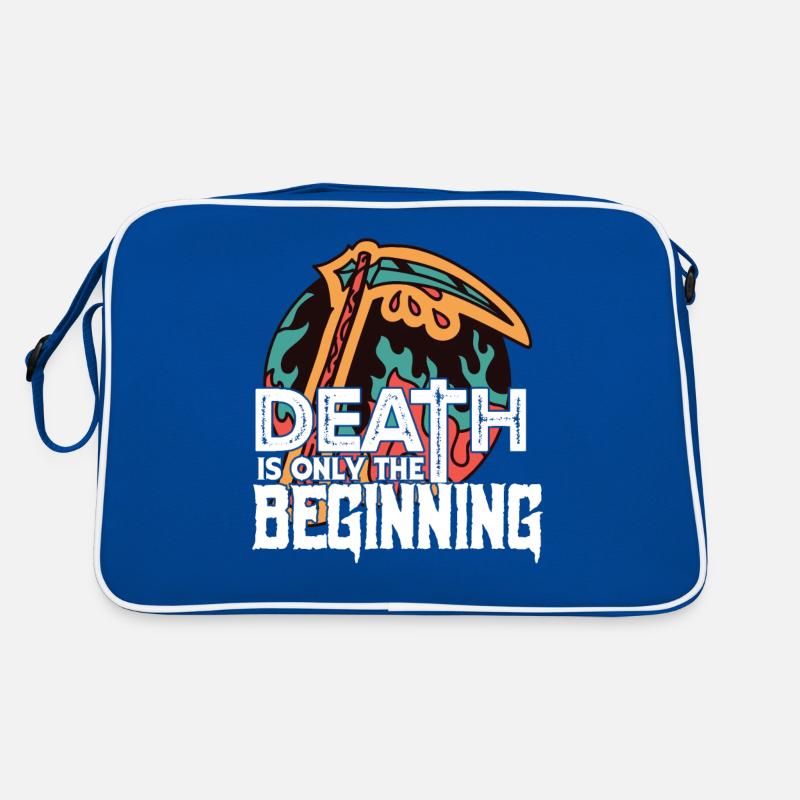 Sense des Todes Sensenmann Engel des Todes Hallowe Retro Tasche