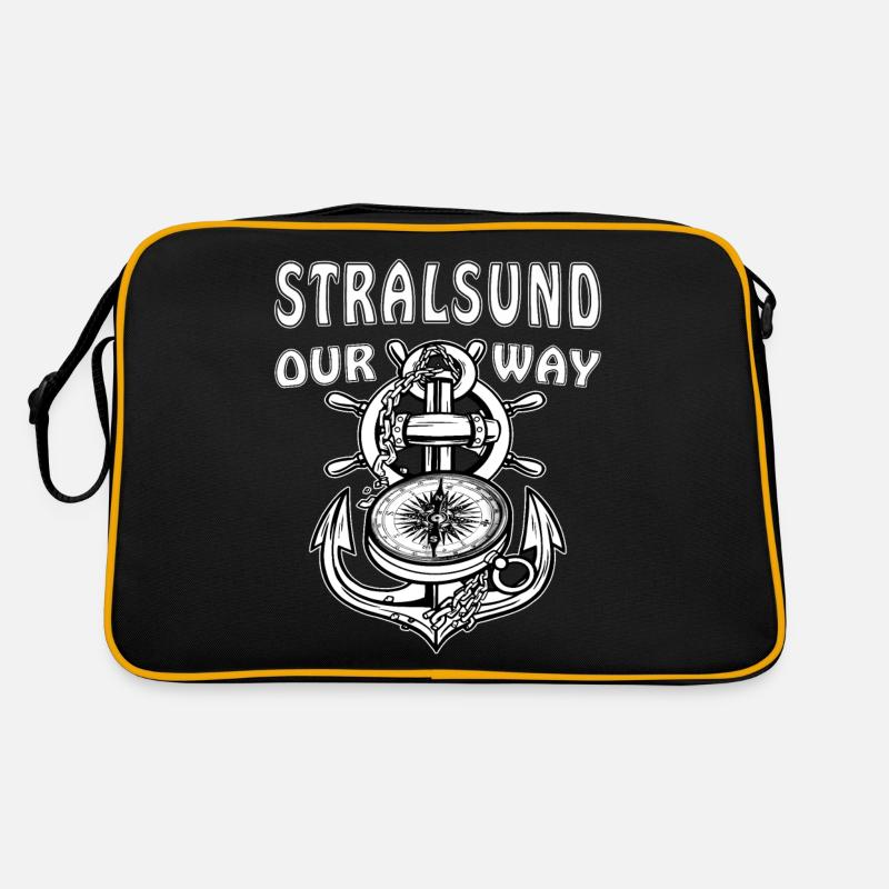 STRALSUND ANKER KOMPASS Retro Tasche