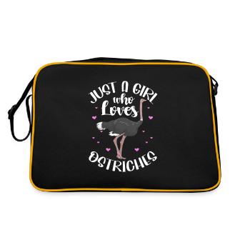 Ostrich - Retro Bag - black/gold - Back