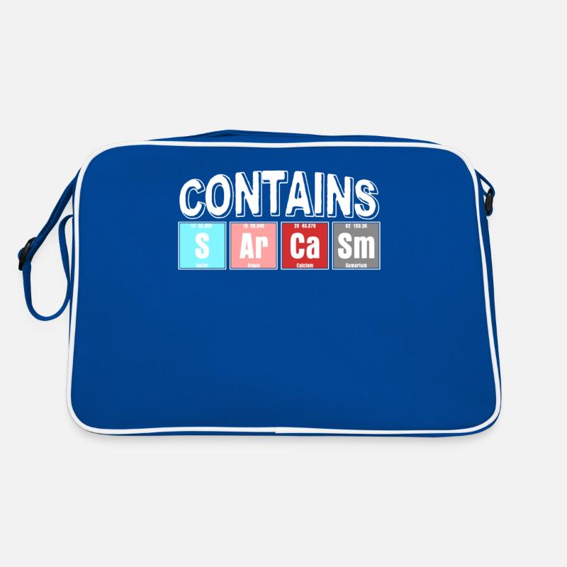 Sarcasme disant blague avec ironie Sac Retro