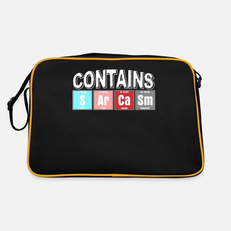 Sarcasme disant blague avec ironie Sac Retro