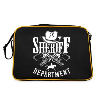 Sheriff Cowboy Pistols Sheriff Star Badge Costume - Sac Retro - noir/or - Dos