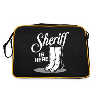 Sheriff est Sheriff Boots Sheriffstar Pistol ici - Sac Retro - noir/or - Dos