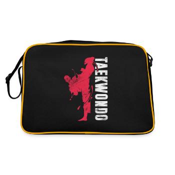 Taekwondo - Sac Retro - noir/or - Dos