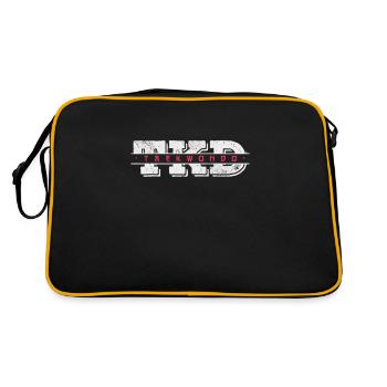 Taekwondo - Sac Retro - noir/or - Dos
