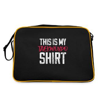 Taekwondo - Sac Retro - noir/or - Dos