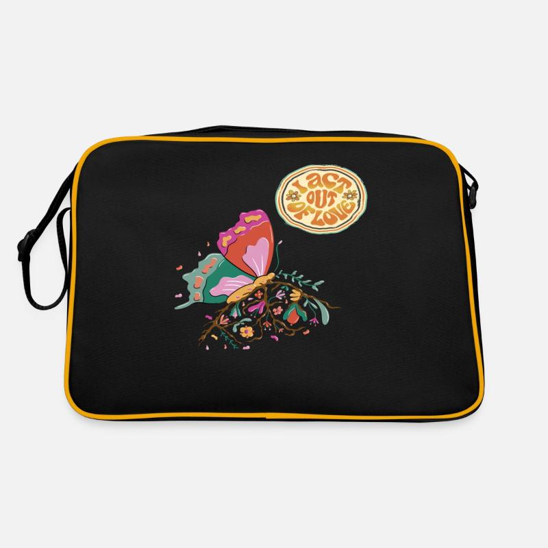 Acte d’amour papillon Motivation Dire avec Mais Sac Retro