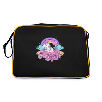 Hip-hop - Sac Retro - noir/or - Dos