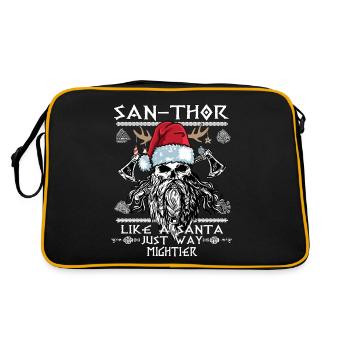 San-Thor - Tenue de Noël Viking du Père Noël - Sac Retro - noir/or - Dos