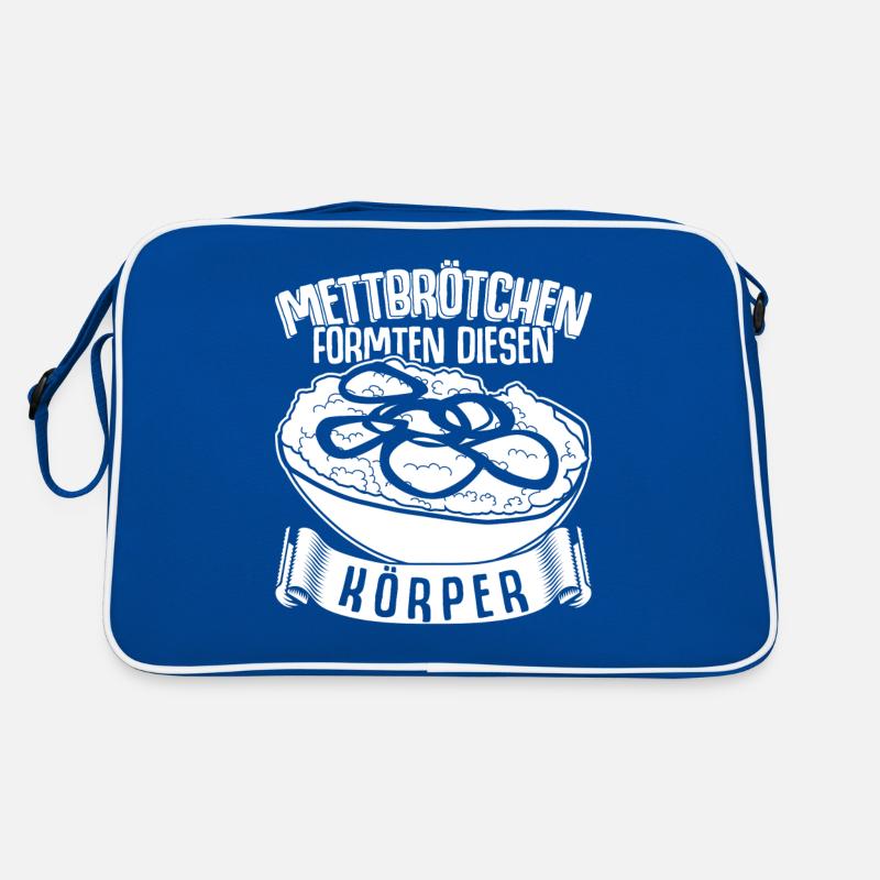 Mettbrötchen Hackfleisch Mett Mettigel Retro Tasche
