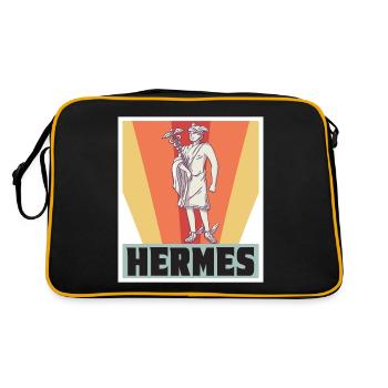 Hermès Grèce Dieu Mythologie grecque - Sac Retro - noir/or - Dos