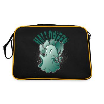 Halloween Geist Party Horror Boo Ghost - Retro Bag - black/gold - Back