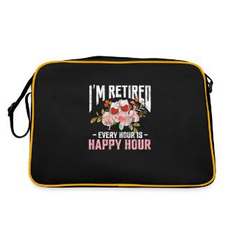 Retirement - Retro Bag - black/gold - Back