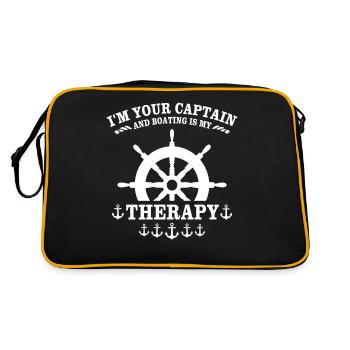 Captain Kapitän - Retro Bag - black/gold - Back