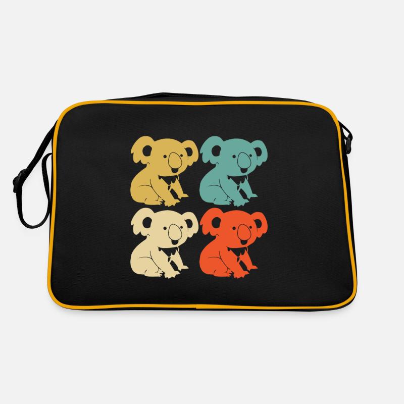 Koala-Retro niedlicher Tier-Australien-Kletterer Retro Tasche