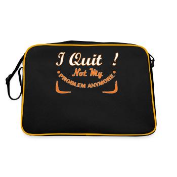 Je n’annule plus mon problème - Sac Retro - noir/or - Dos