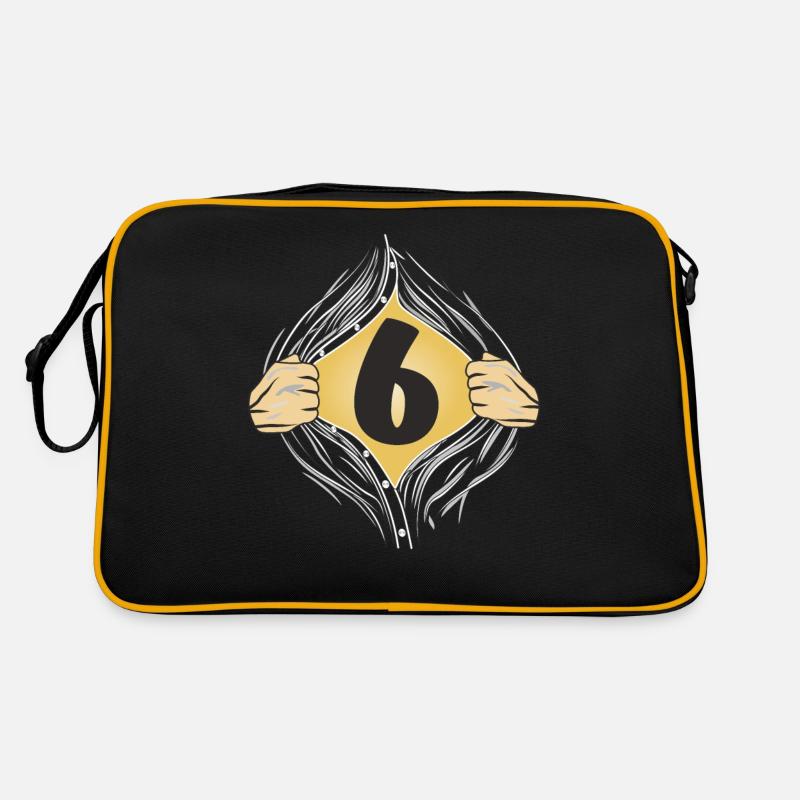 6 HEMD AUFZIEHEN Retro Tasche