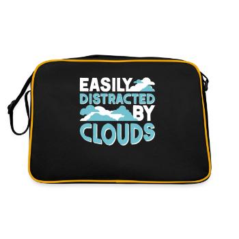 Meteorologist Quote Gift Meteorology - Retro Bag - black/gold - Back