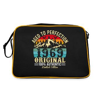 Aged to perfection 1969 Original - Retro Bag - black/gold - Back