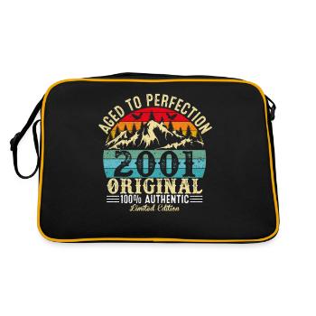 Aged to perfection 2001 Original - Retro Bag - black/gold - Back