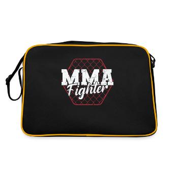 MMA Fighter Mixed Martial Arts Sports - Retro Bag - black/gold - Back
