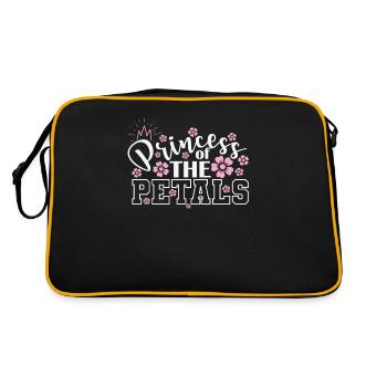 Princesse des pétales Flower Girl - Sac Retro - noir/or - Dos