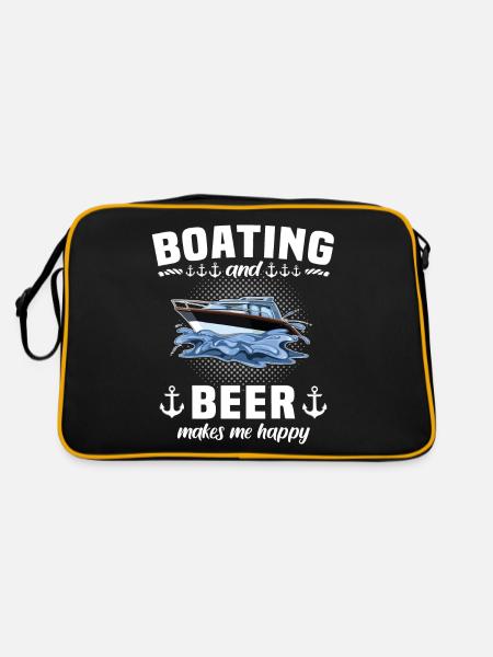 Capitaine Beer - Sac Retro - noir/or - Dos