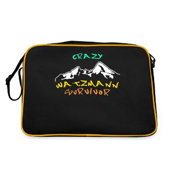 Watzmann disant Massif de Watzmann - Sac Retro - noir/or - Dos