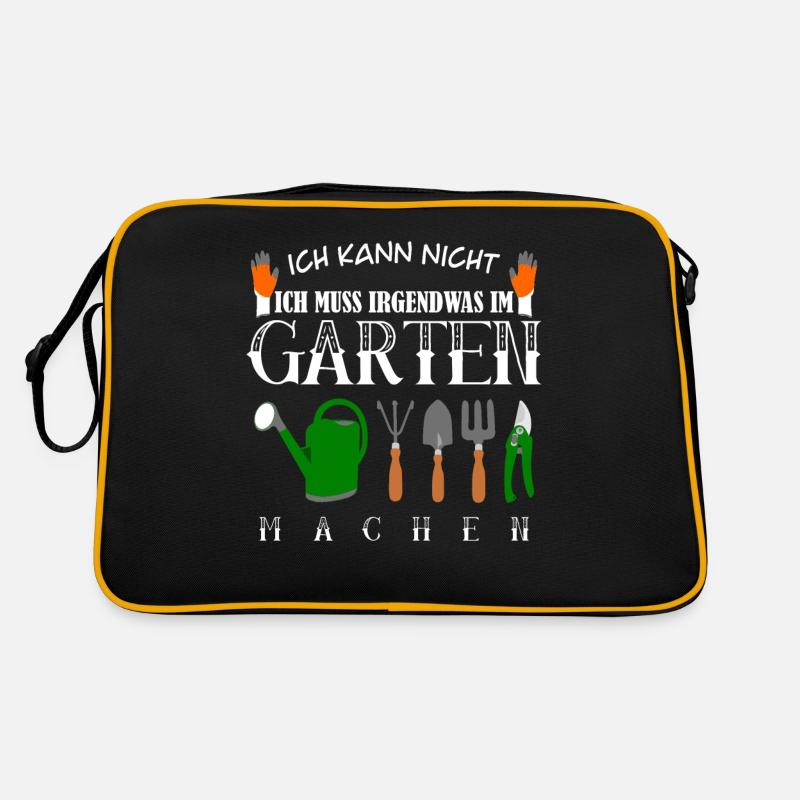 Garten Galabauer Gärtner Galabau Retro Tasche
