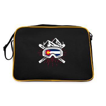Colorado - Retro Bag - black/gold - Back