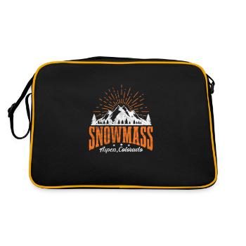 Colorado Aspen USA America Gift - Retro Bag - black/gold - Back