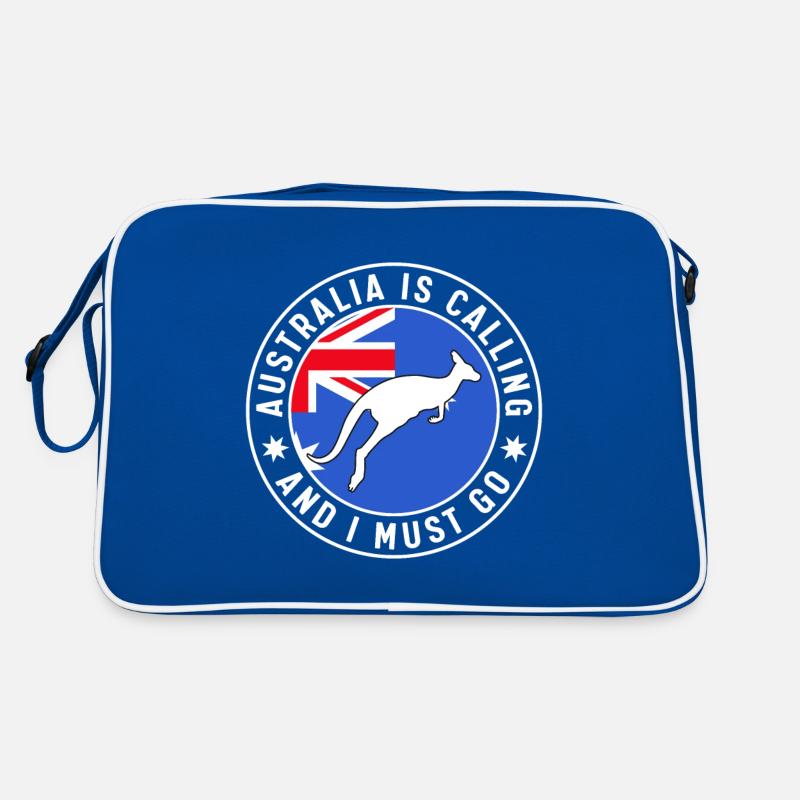 Australien nennt Kangaroo Australians Kangaroos Ou Retro Tasche