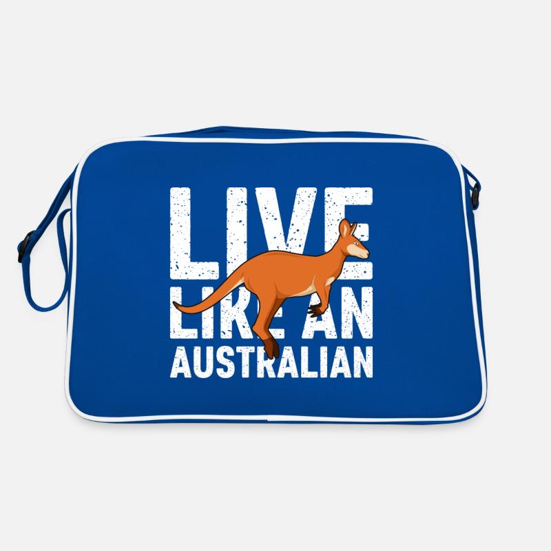 Australisches Känguru Australisches Känguru-Hinter Retro Tasche