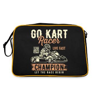 Kart Champion Racer Go-Kart Racing Go-Kart Racing - Sac Retro - noir/or - Dos
