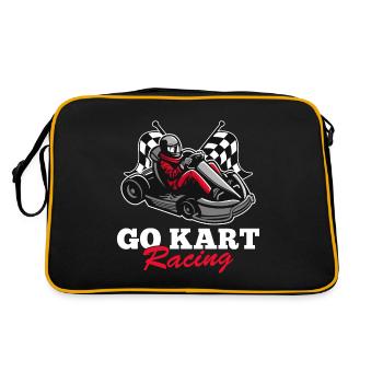 Go-Kart Racing Kart Racer Go-Kart Race Track Race - Sac Retro - noir/or - Dos