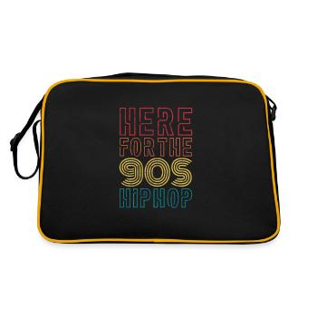 Hip Hop des années 90 - Sac Retro - noir/or - Dos