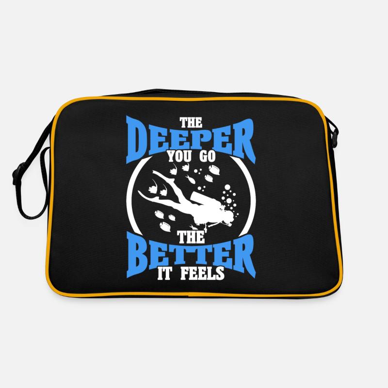 Scuba Diving Gift Underwater Scuba Diver Retro Bag