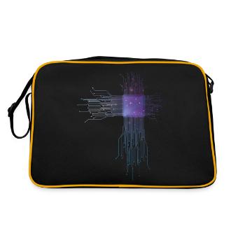 CPU Processor Computer Scientist Electrician - Retro Bag - black/gold - Back