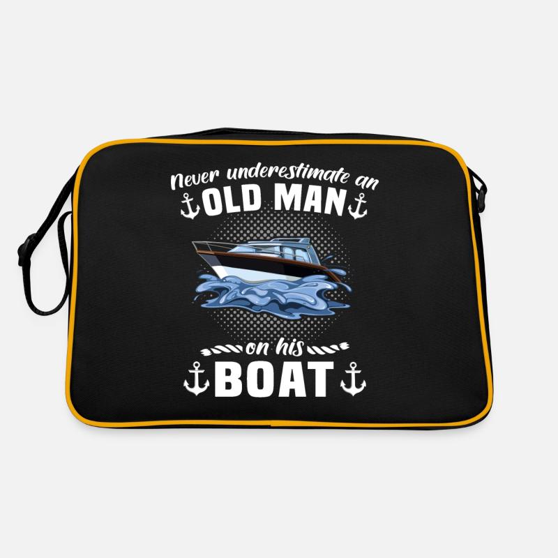 Captain Underestimate Boating Underestimated Captain Retro Bag