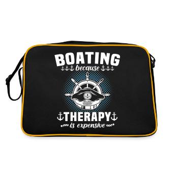 Bateau de thérapie de capitaine - Sac Retro - noir/or - Dos